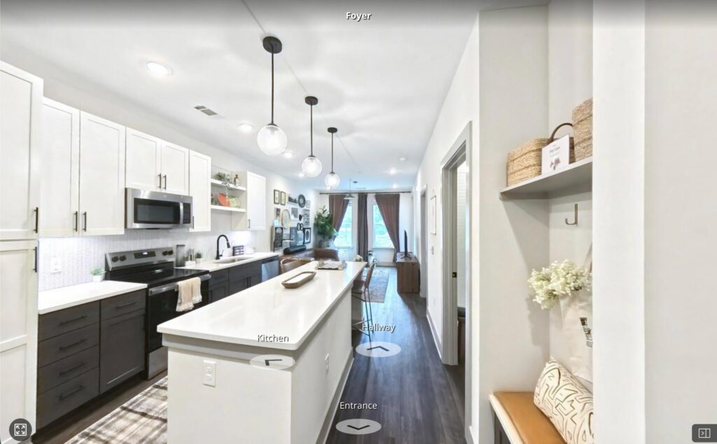 Model unit virtual tour